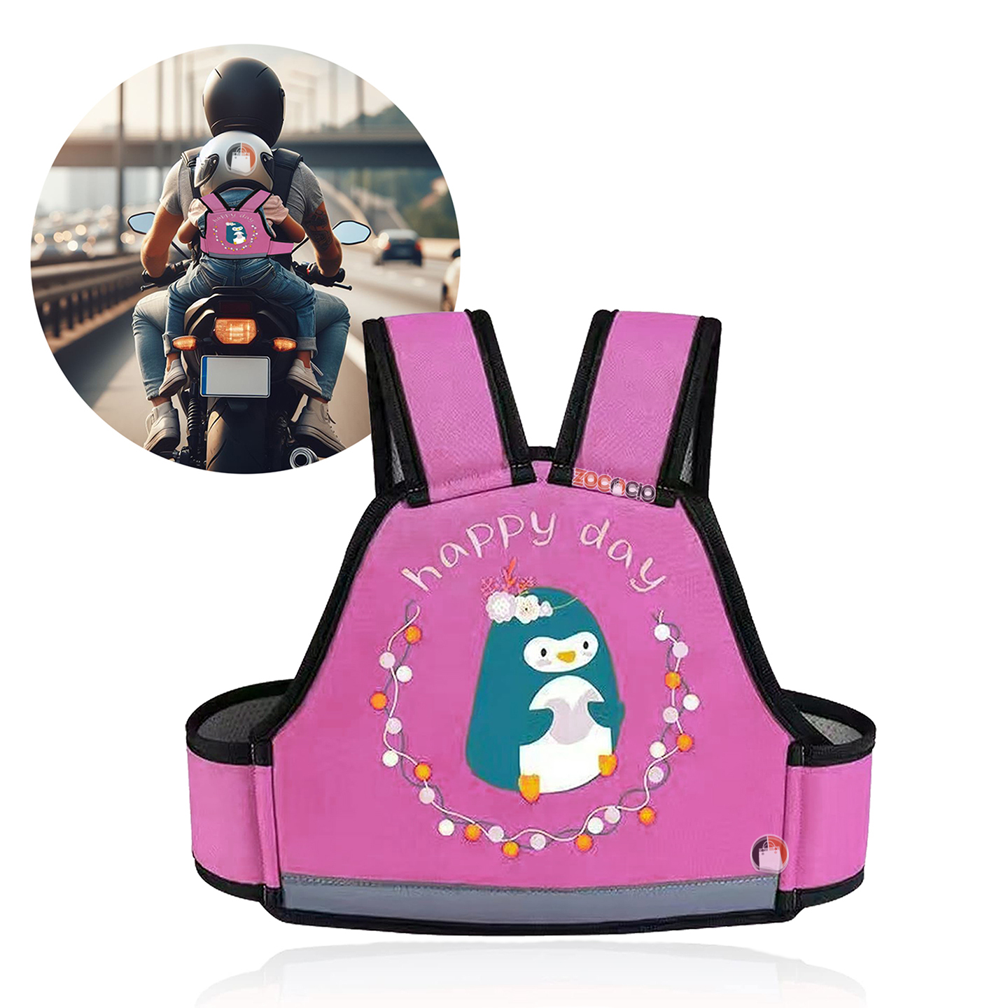 Vista 6 de Arnés Cinturón Infantil De Seguridad